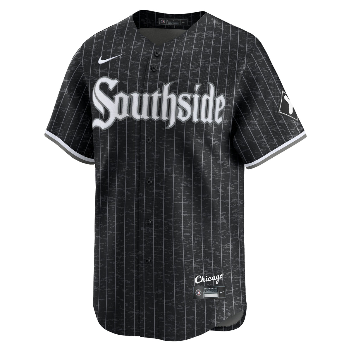 Men's Chicago White Sox Nike Black City Connect Limited Jersey - 3