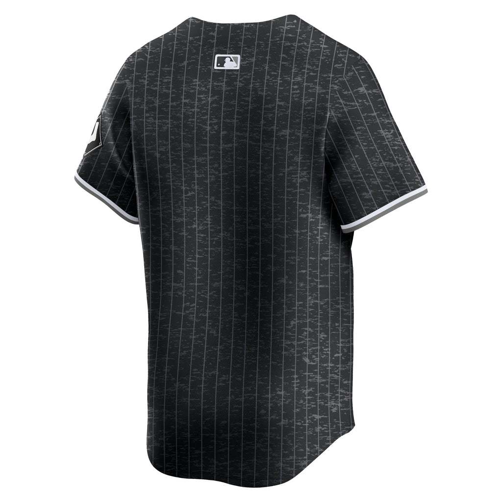 Men's Chicago White Sox Nike Black City Connect Limited Jersey - 4