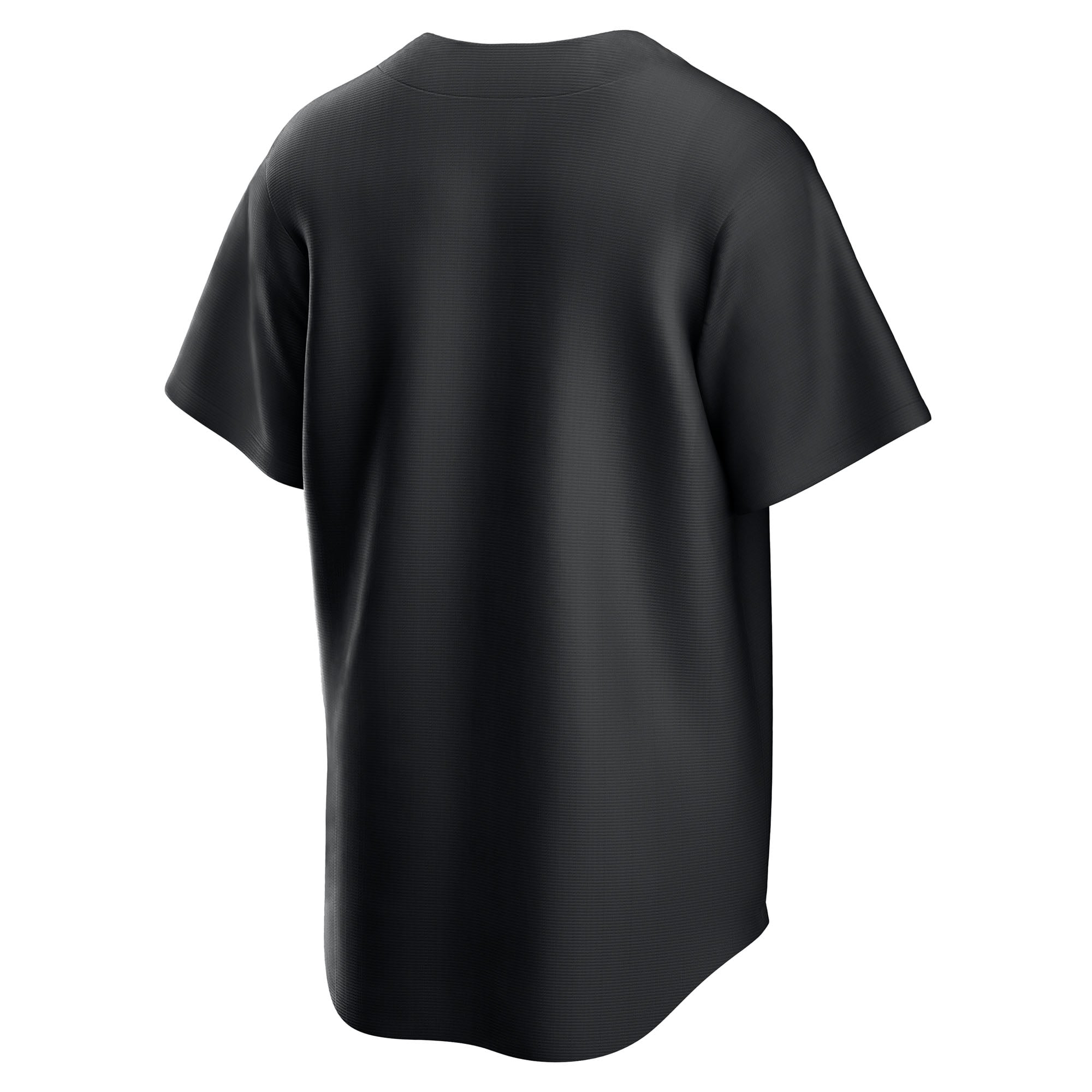Men's Cleveland Guardians Nike Black Replica Jersey - 4