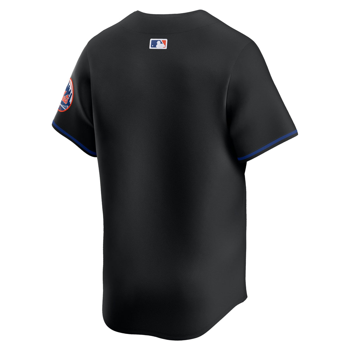 Men's New York Mets Nike Black Alternate Limited Jersey - 4
