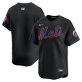 Men's New York Mets Nike Black Alternate Limited Jersey