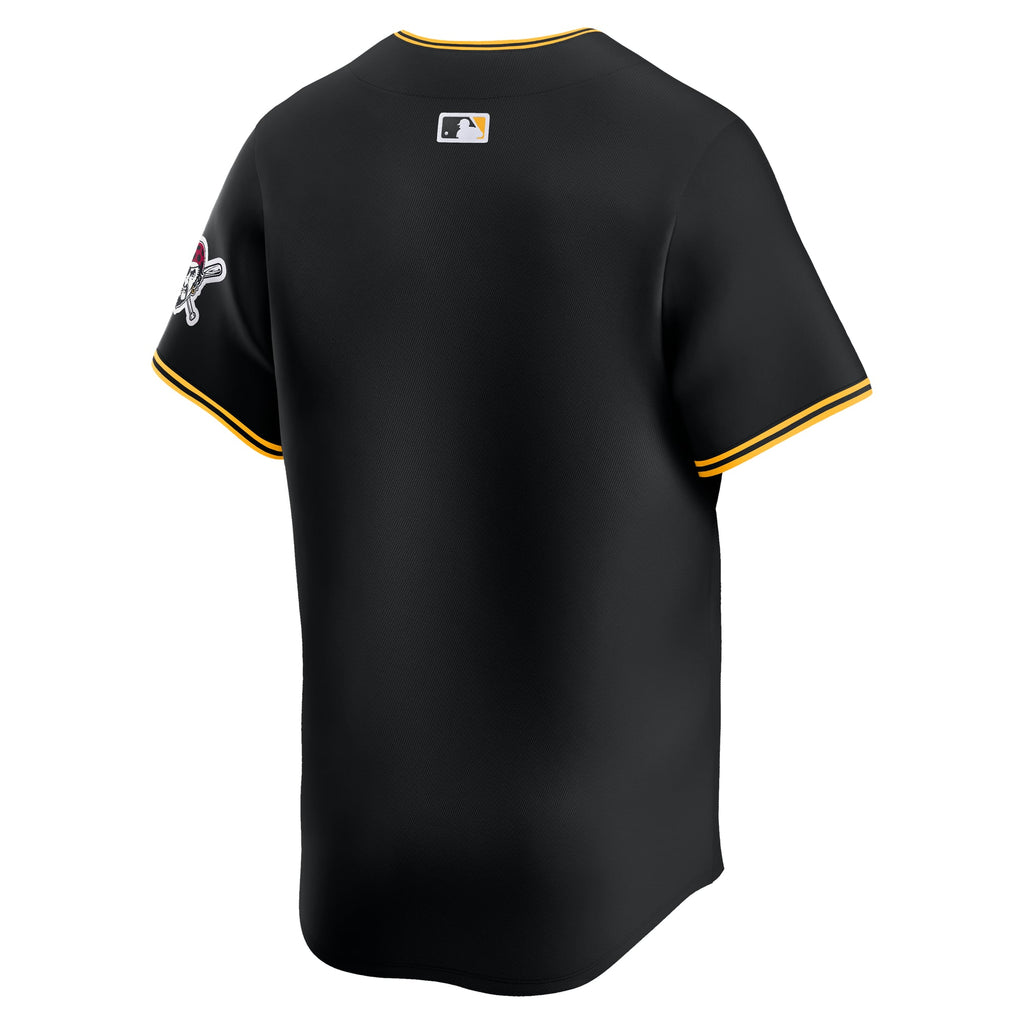 Men's Pittsburgh Pirates Nike Black Alternate Limited Jersey - 4