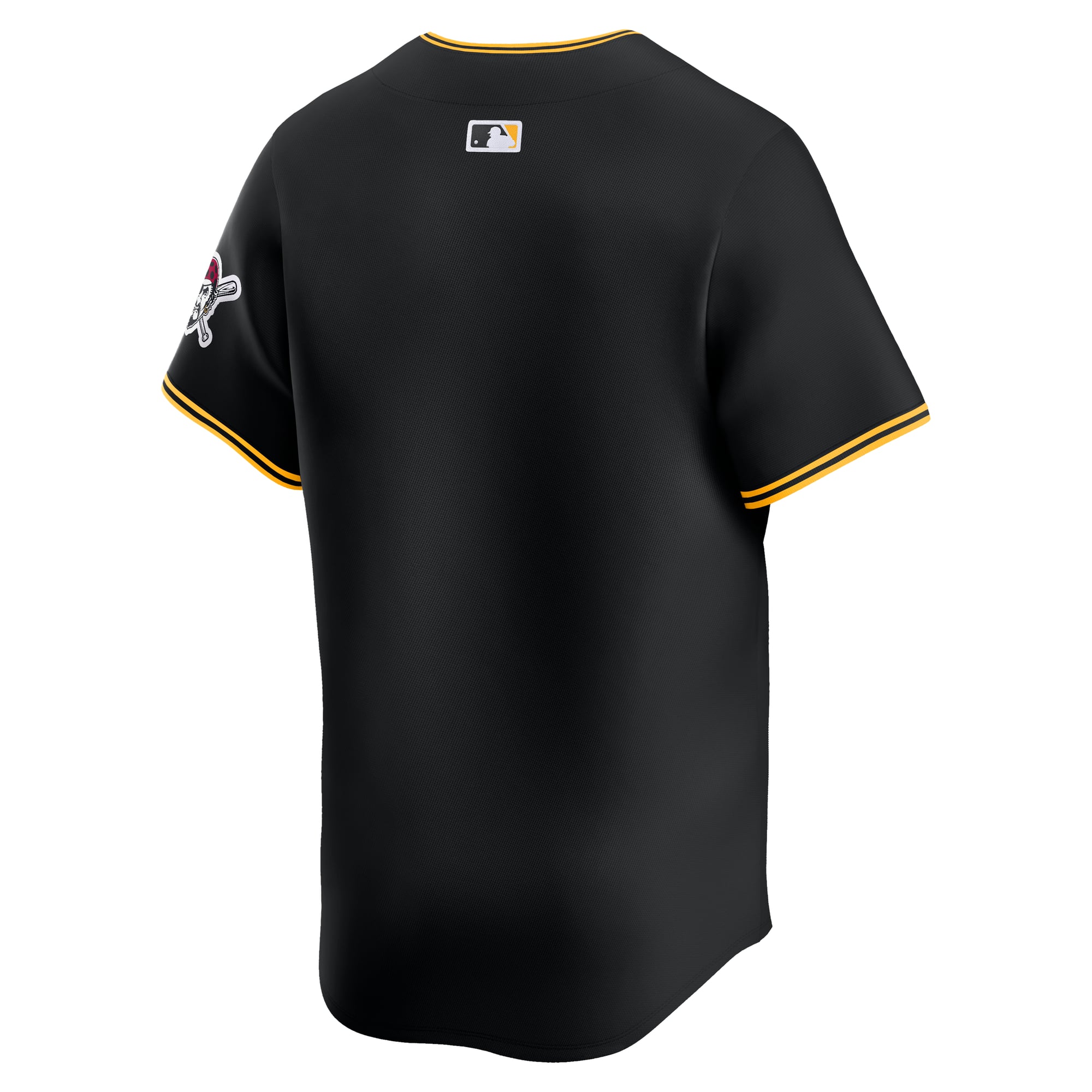 Men's Pittsburgh Pirates Nike Black Alternate Limited Jersey - 4