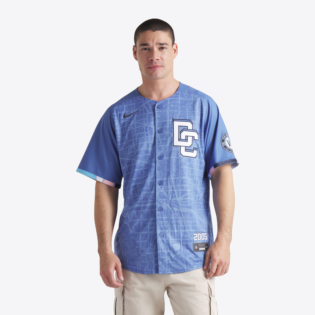 Men's Washington Nationals Nike Blue 2025 City Connect Limited Jersey - 2