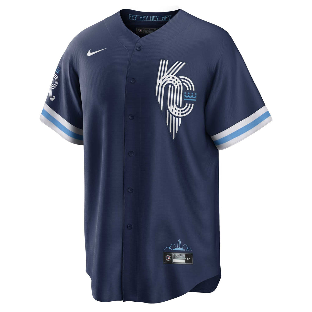 Men's Kansas City Royals Bo Jackson Nike Navy City Connect Replica Player Jersey - 3