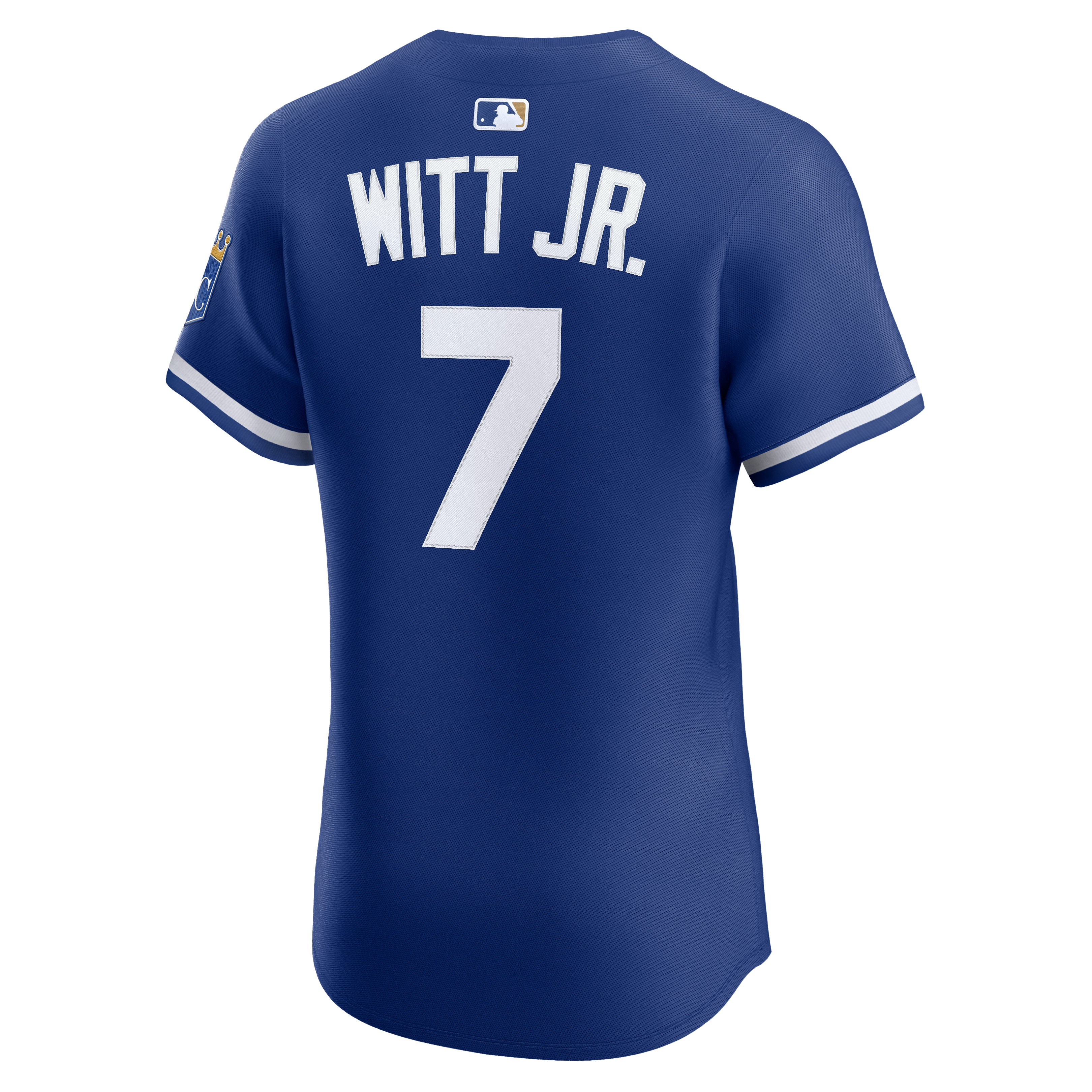 Men's Kansas City Royals Bobby Witt Jr. Nike Royal Alternate 2 Elite Player Jersey - 4