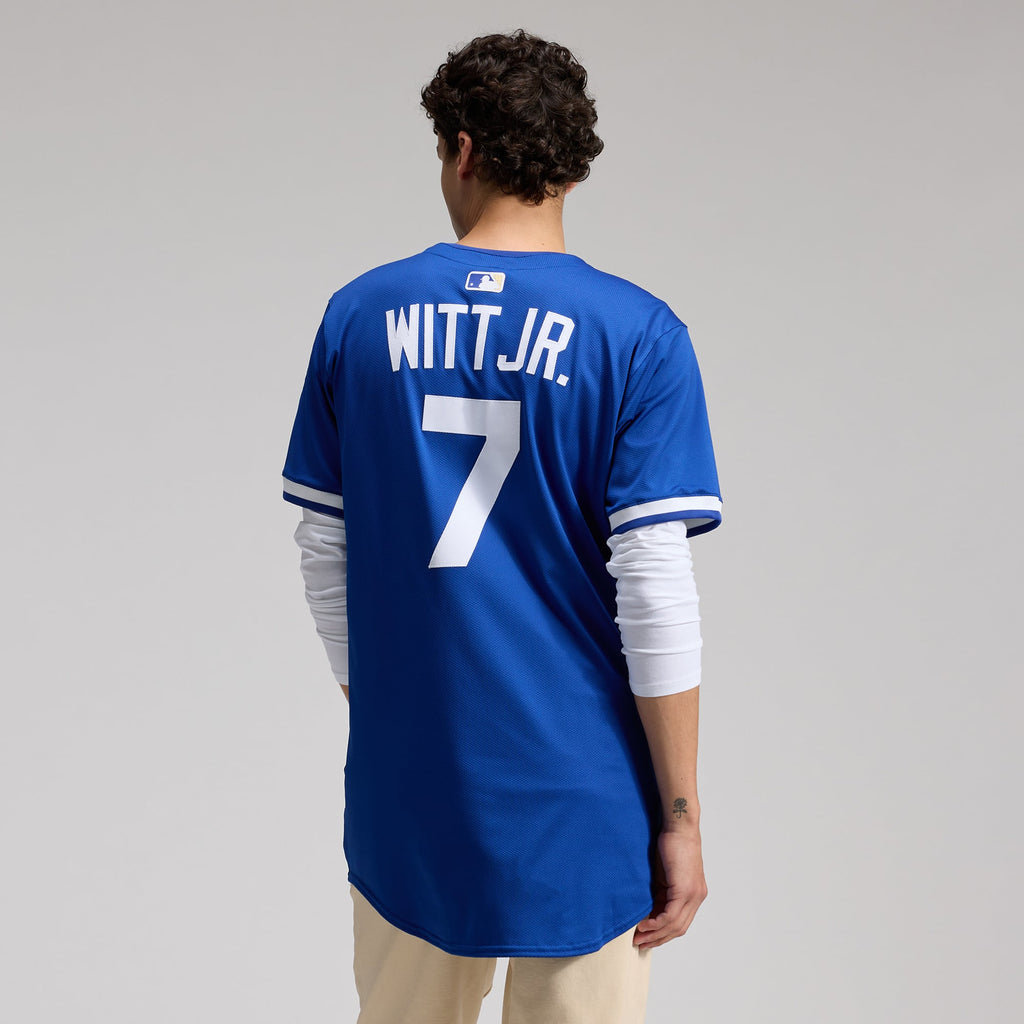 Men's Kansas City Royals Bobby Witt Jr. Nike Royal Alternate 2 Elite Player Jersey - 6