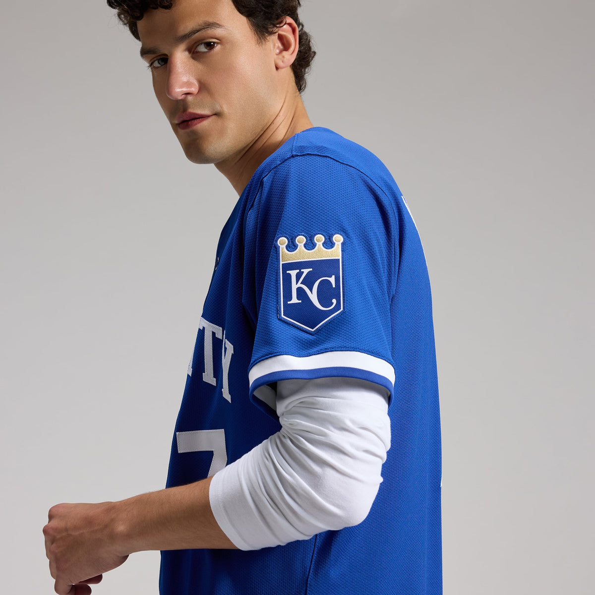 Men's Kansas City Royals Bobby Witt Jr. Nike Royal Alternate 2 Elite Player Jersey - 9