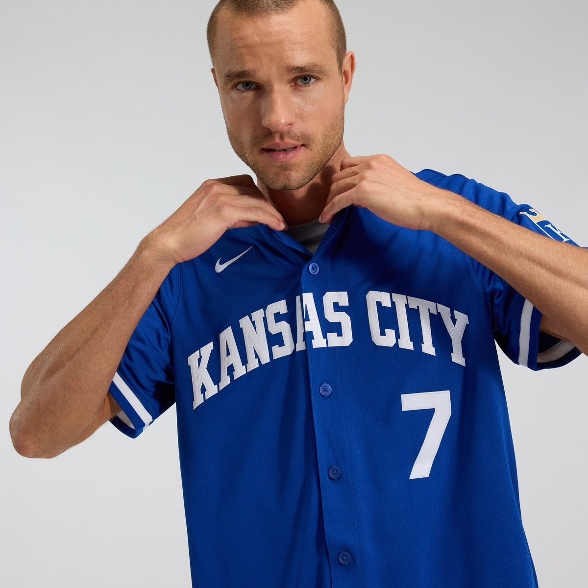 Men's Kansas City Royals Bobby Witt Jr. Nike Royal Alternate 2 Limited Player Jersey - 11