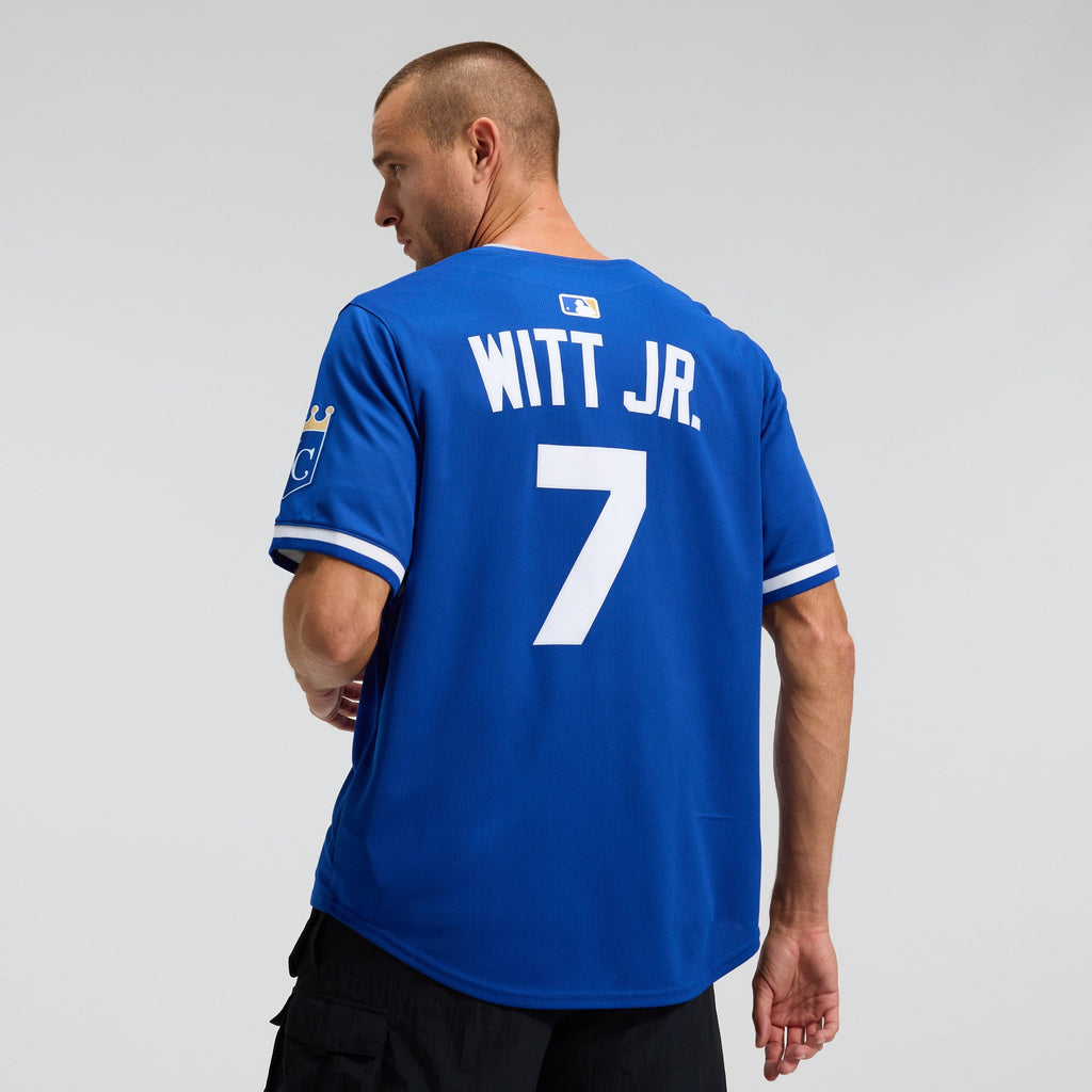 Men's Kansas City Royals Bobby Witt Jr. Nike Royal Alternate 2 Limited Player Jersey - 4