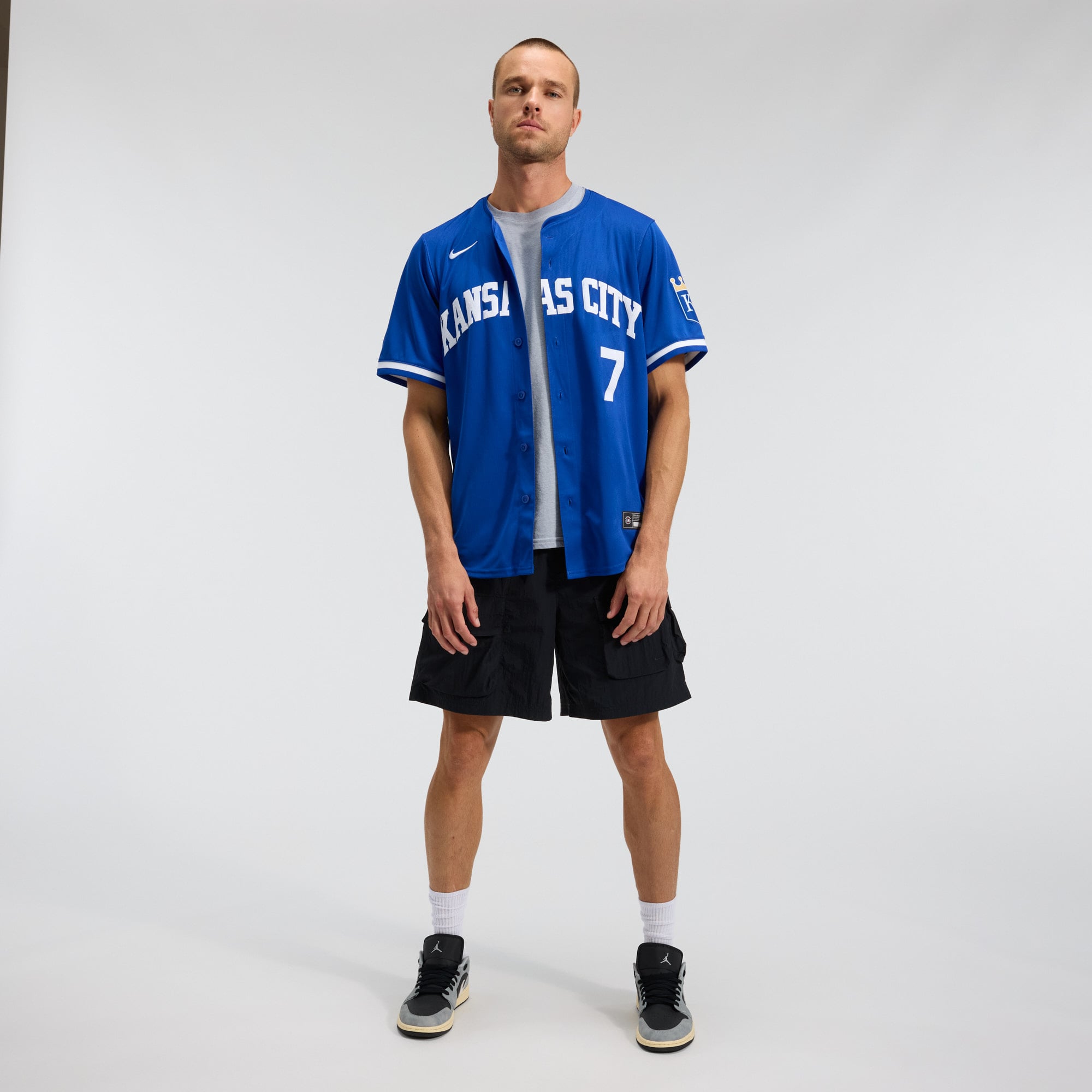 Men's Kansas City Royals Bobby Witt Jr. Nike Royal Alternate 2 Limited Player Jersey - 5