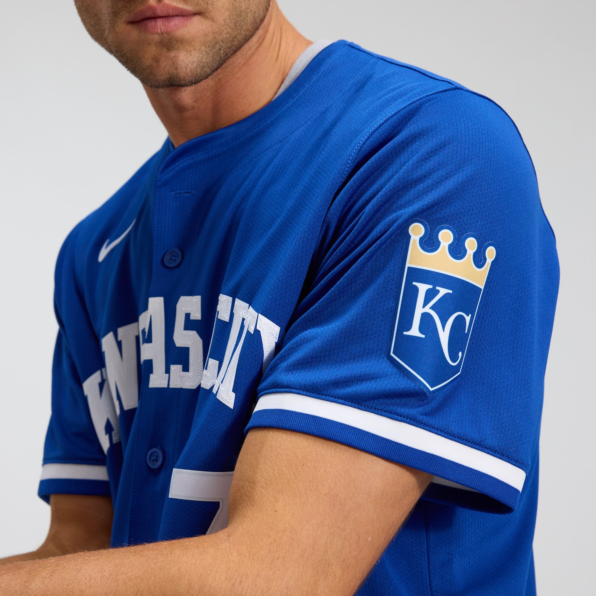 Men's Kansas City Royals Bobby Witt Jr. Nike Royal Alternate 2 Limited Player Jersey - 9