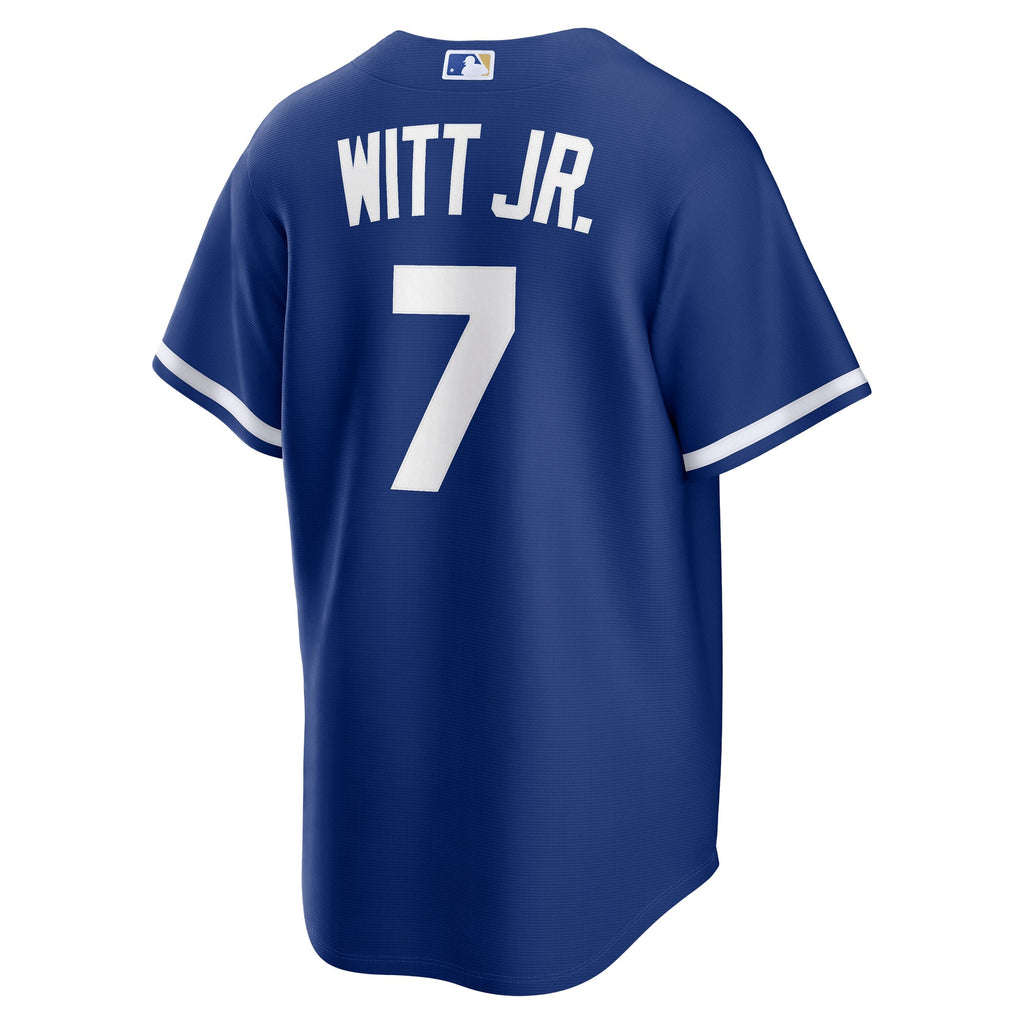Men's Kansas City Royals Bobby Witt Jr. Nike Royal Alternate Replica Jersey - 4