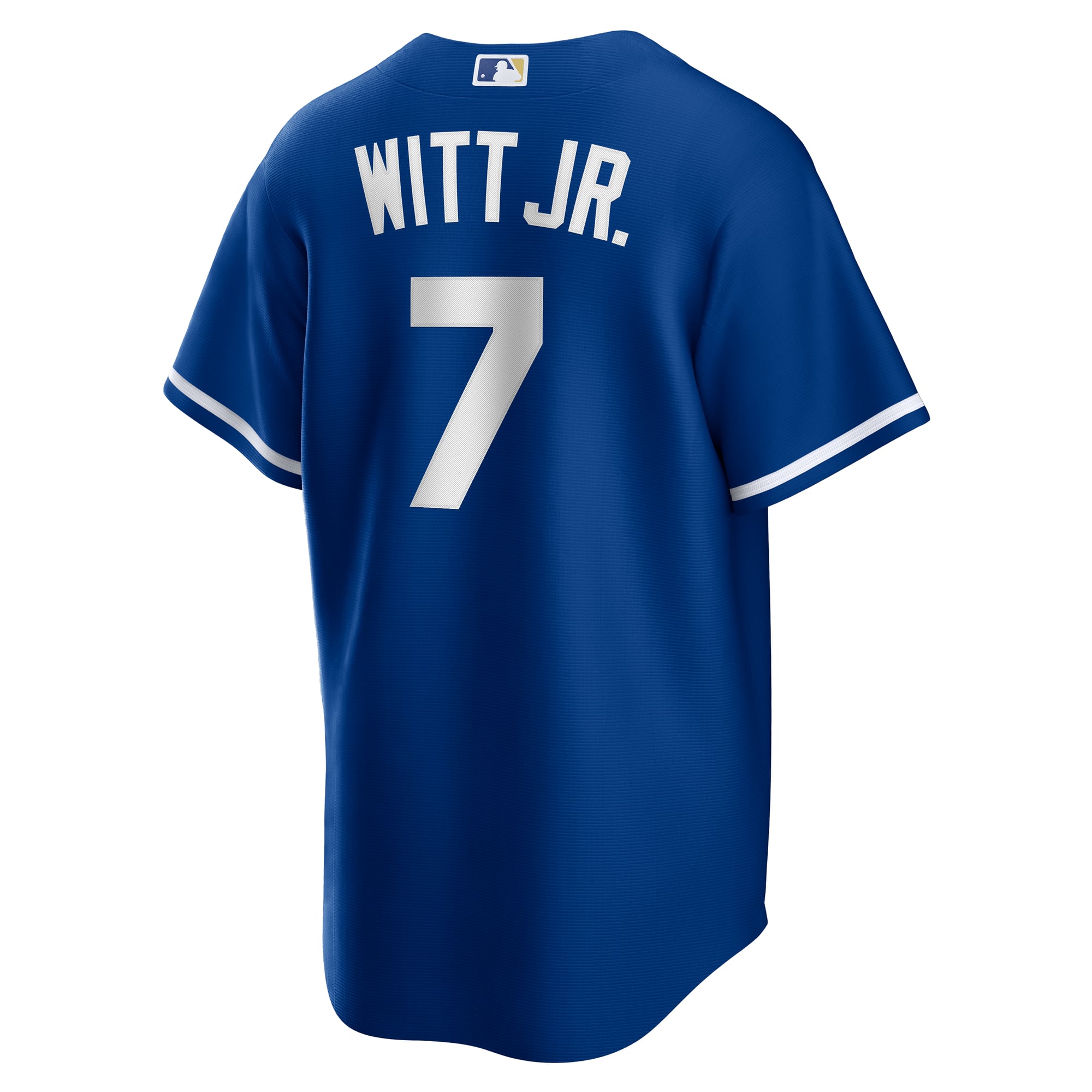 Men's Kansas City Royals Bobby Witt Jr. Nike Rush Blue Alternate 2 Replica Jersey - 4