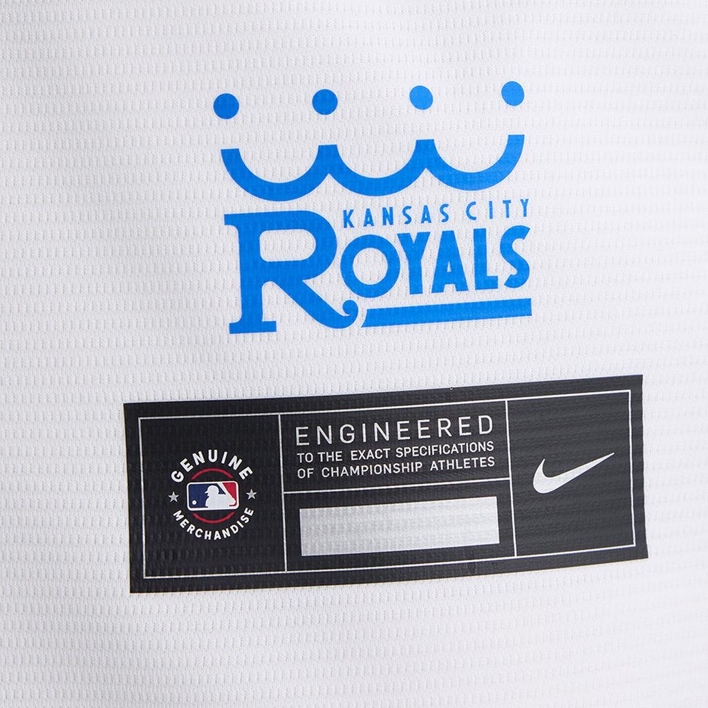 Men's Kansas City Royals Bobby Witt Jr. Nike White 2026 City Connect Stadium Jersey - 12