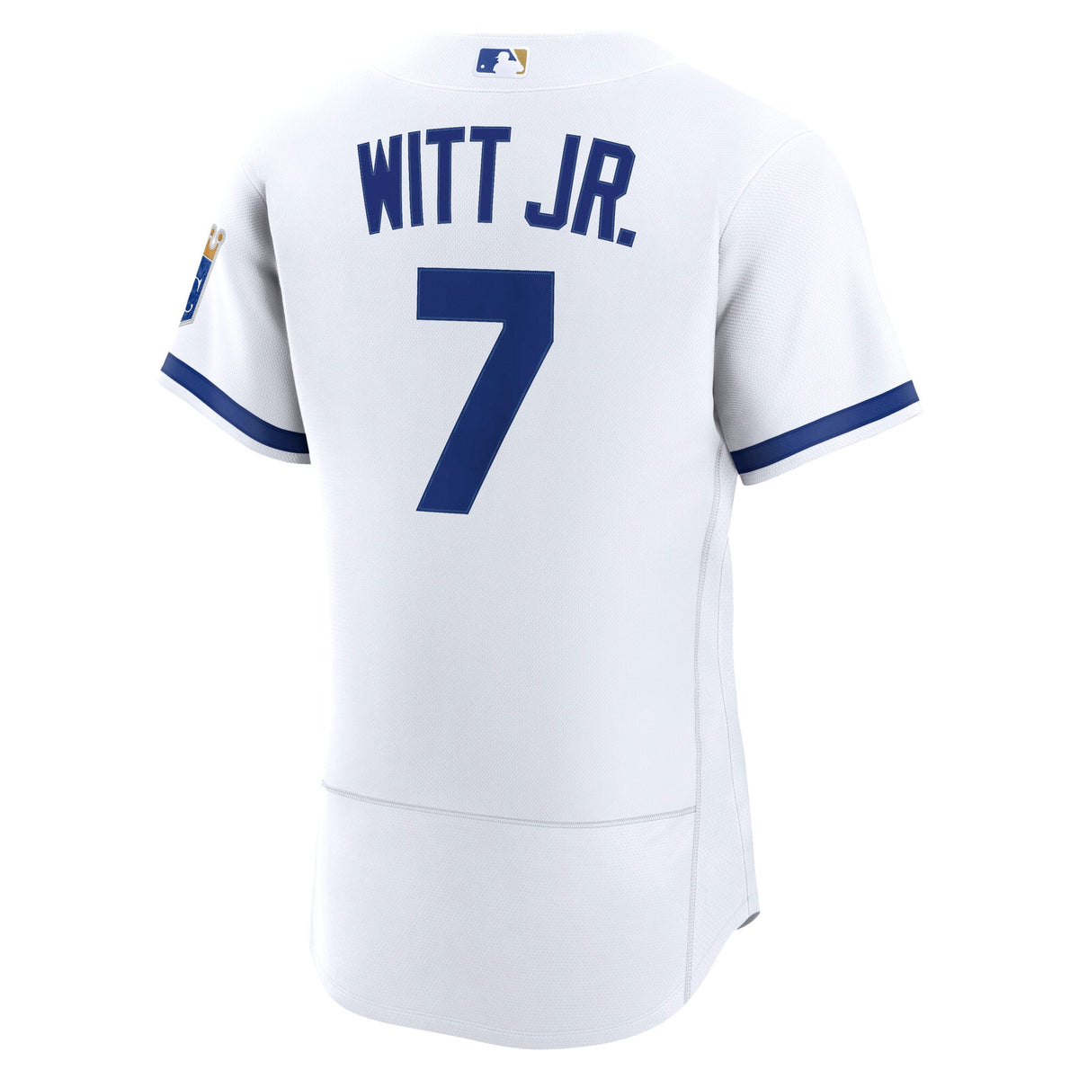 Men's Kansas City Royals Bobby Witt Jr. Nike White Authentic Jersey - 4