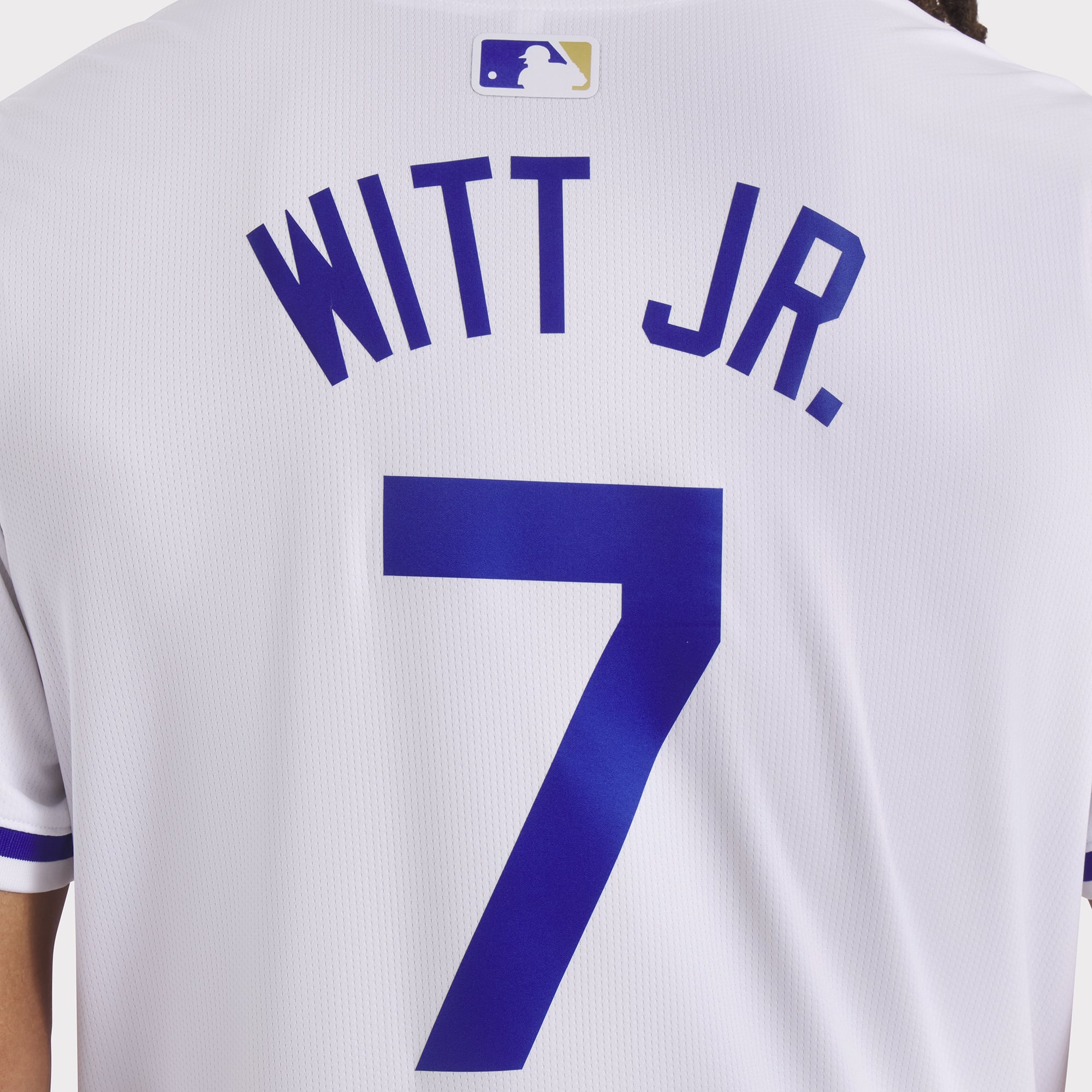 Men's Kansas City Royals Bobby Witt Jr. Nike White Home Limited Player Jersey - 15