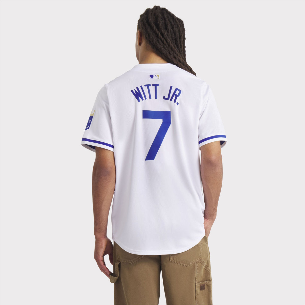 Men's Kansas City Royals Bobby Witt Jr. Nike White Home Limited Player Jersey - 6