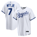 Men's Kansas City Royals Bobby Witt Jr. Nike White Home Replica Jersey
