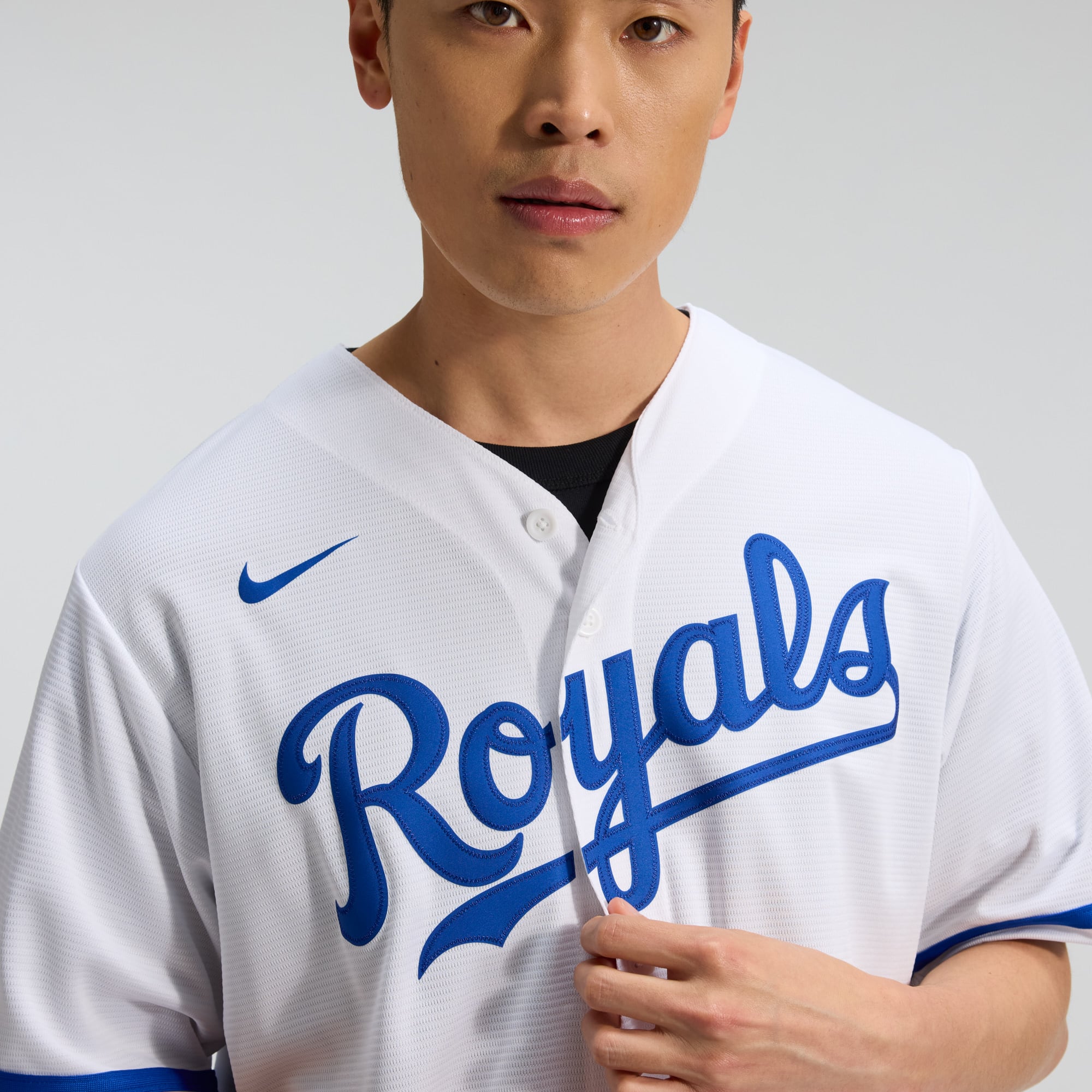 Men's Kansas City Royals Bobby Witt Jr. Nike White Home Replica Player Jersey - 11