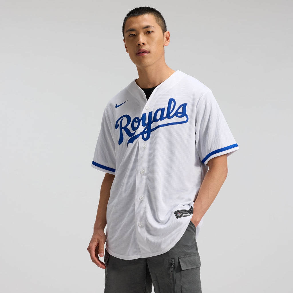 Men's Kansas City Royals Bobby Witt Jr. Nike White Home Replica Player Jersey - 3