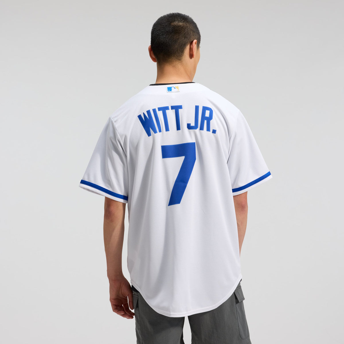 Men's Kansas City Royals Bobby Witt Jr. Nike White Home Replica Player Jersey - 4