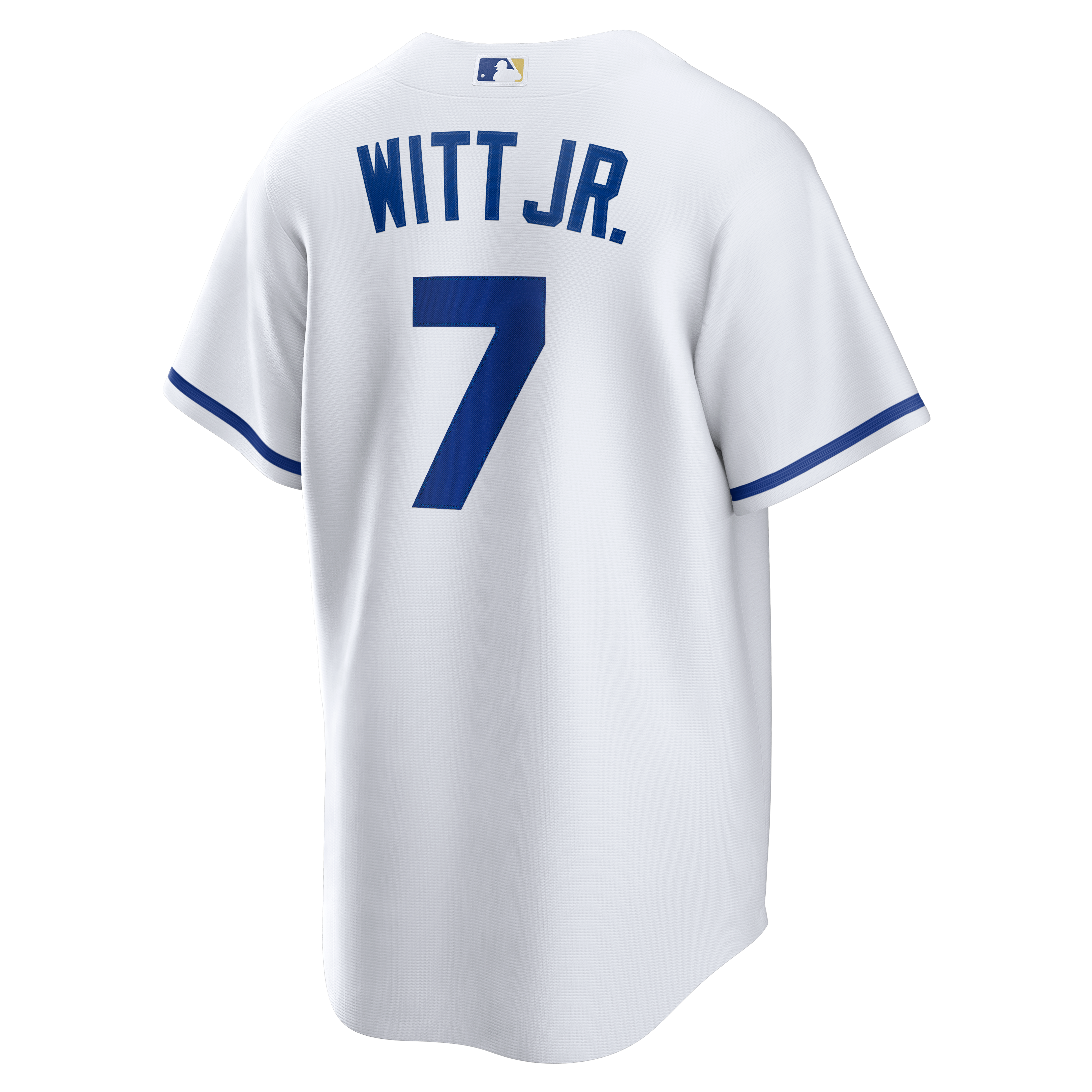 Men's Kansas City Royals Bobby Witt Jr. Nike White Home Replica Player Jersey - 8