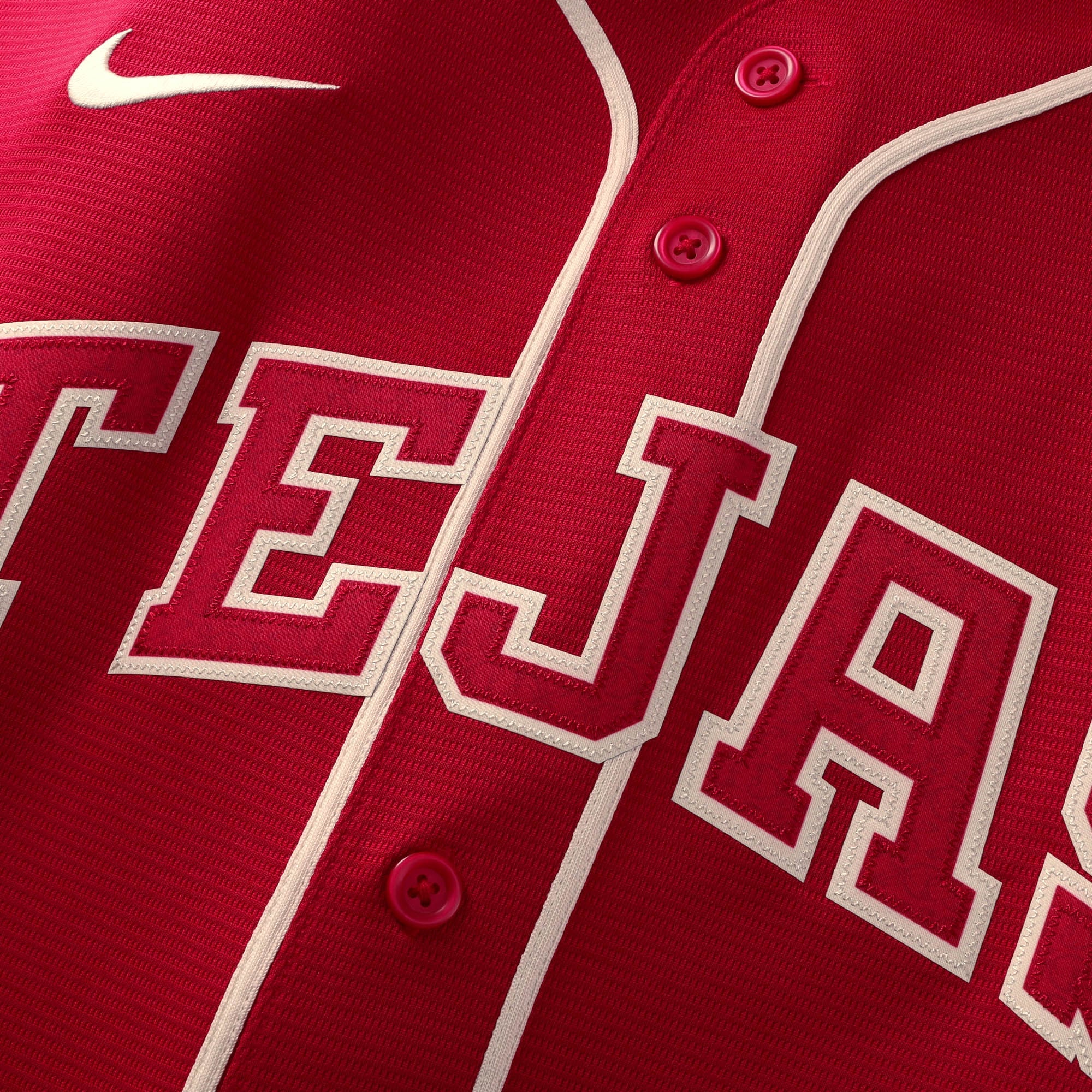 Men's Texas Rangers Brandon Nimmo Nike Red 2026 City Connect Stadium Jersey - 5