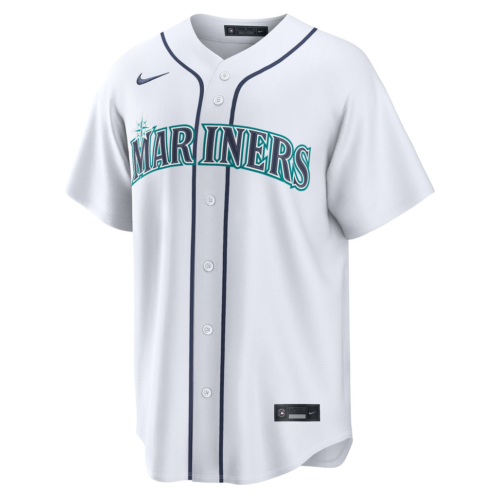 Men's Seattle Mariners Brendan Donovan Nike White Home Replica Jersey - 3