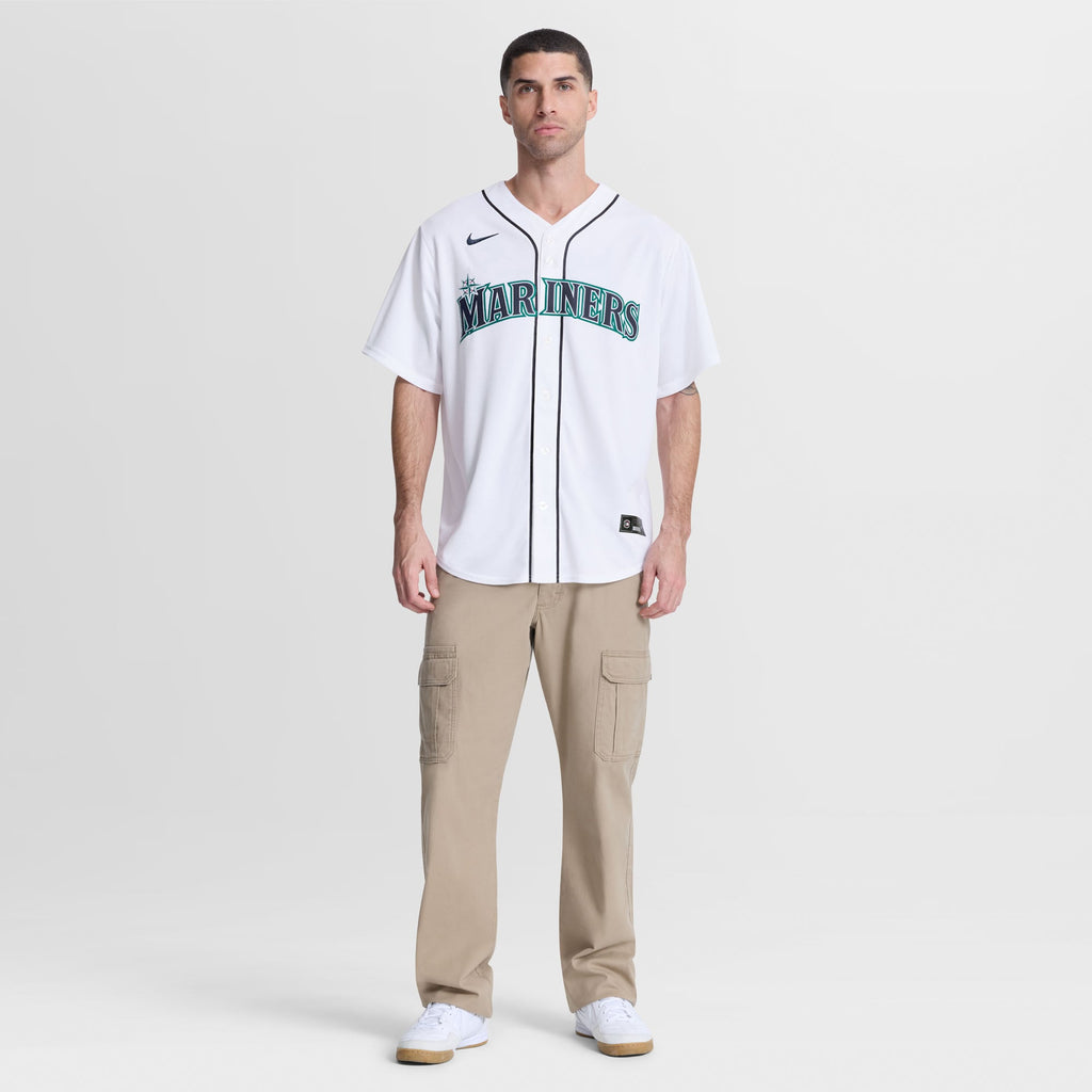 Men's Seattle Mariners Brendan Donovan Nike White Home Replica Jersey - 5
