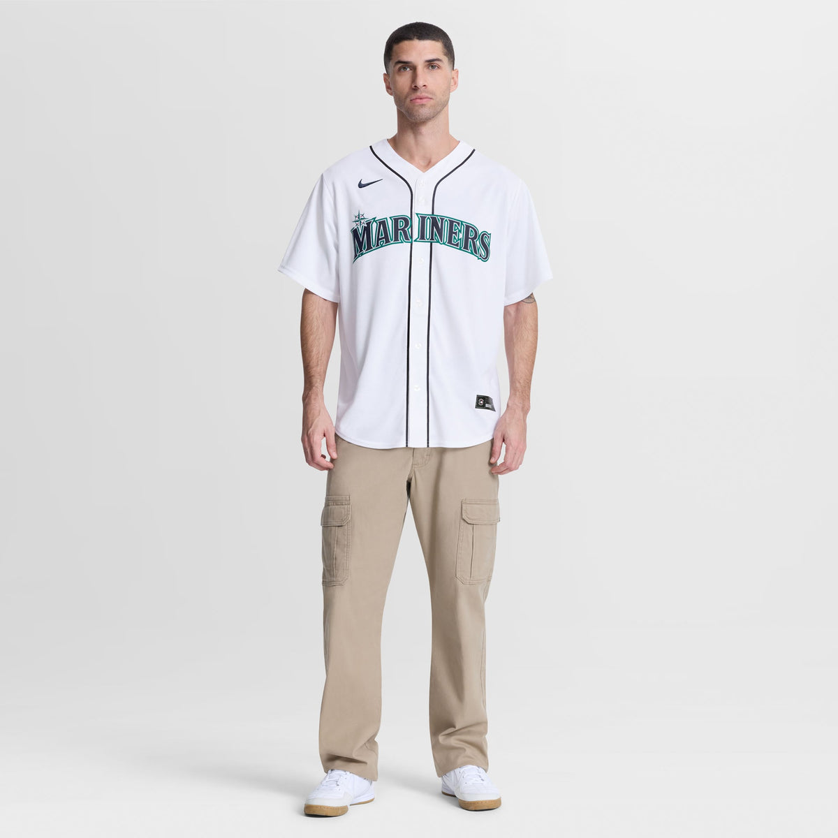 Men's Seattle Mariners Brendan Donovan Nike White Home Replica Jersey - 5
