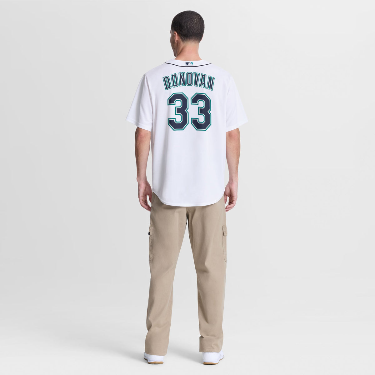 Men's Seattle Mariners Brendan Donovan Nike White Home Replica Jersey - 6