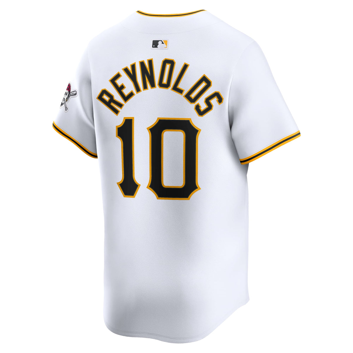 Men's Pittsburgh Pirates Bryan Reynolds Nike White Home Limited Player Jersey - 4