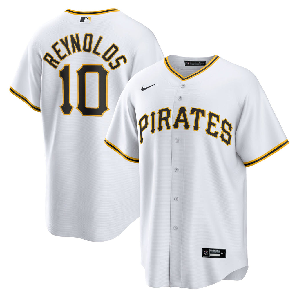 Men's Pittsburgh Pirates Bryan Reynolds Nike White Replica Player Jersey - 2