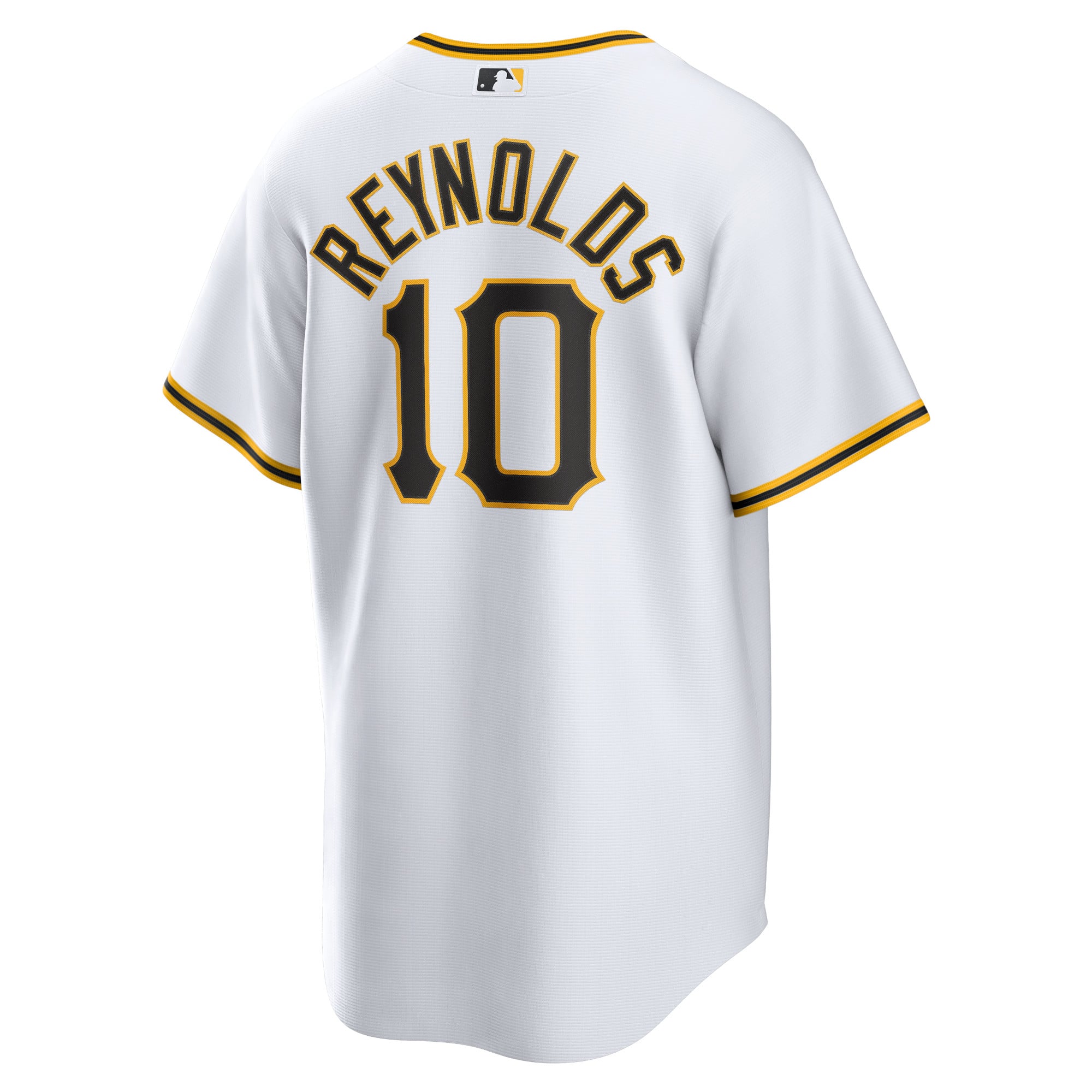 Men's Pittsburgh Pirates Bryan Reynolds Nike White Replica Player Jersey - 4