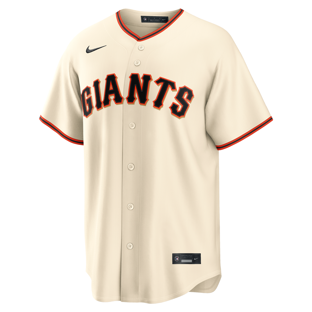 Men's San Francisco Giants Bryce Eldridge Nike Cream Home Replica Jersey - 3