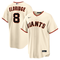 Men's San Francisco Giants Bryce Eldridge Nike Cream Home Replica Jersey