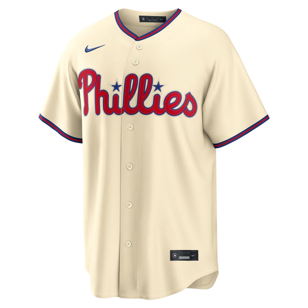 Men's Philadelphia Phillies Bryce Harper Nike Cream Alternate Replica Jersey - 3