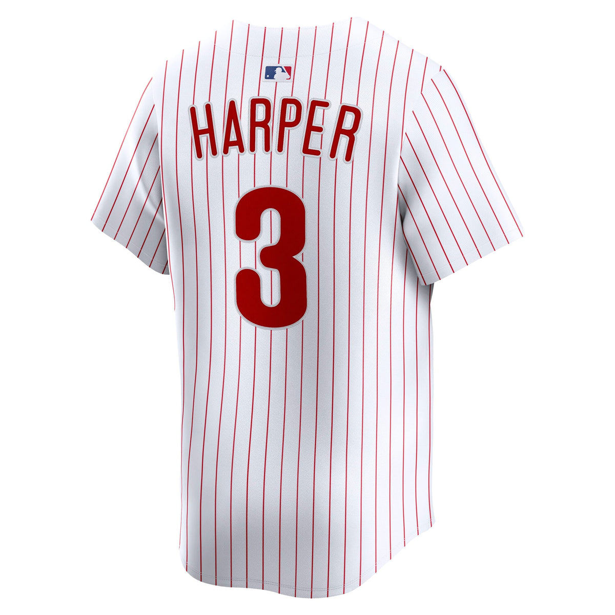 Men's Philadelphia Phillies Bryce Harper Nike White Home Limited Player Jersey - 4