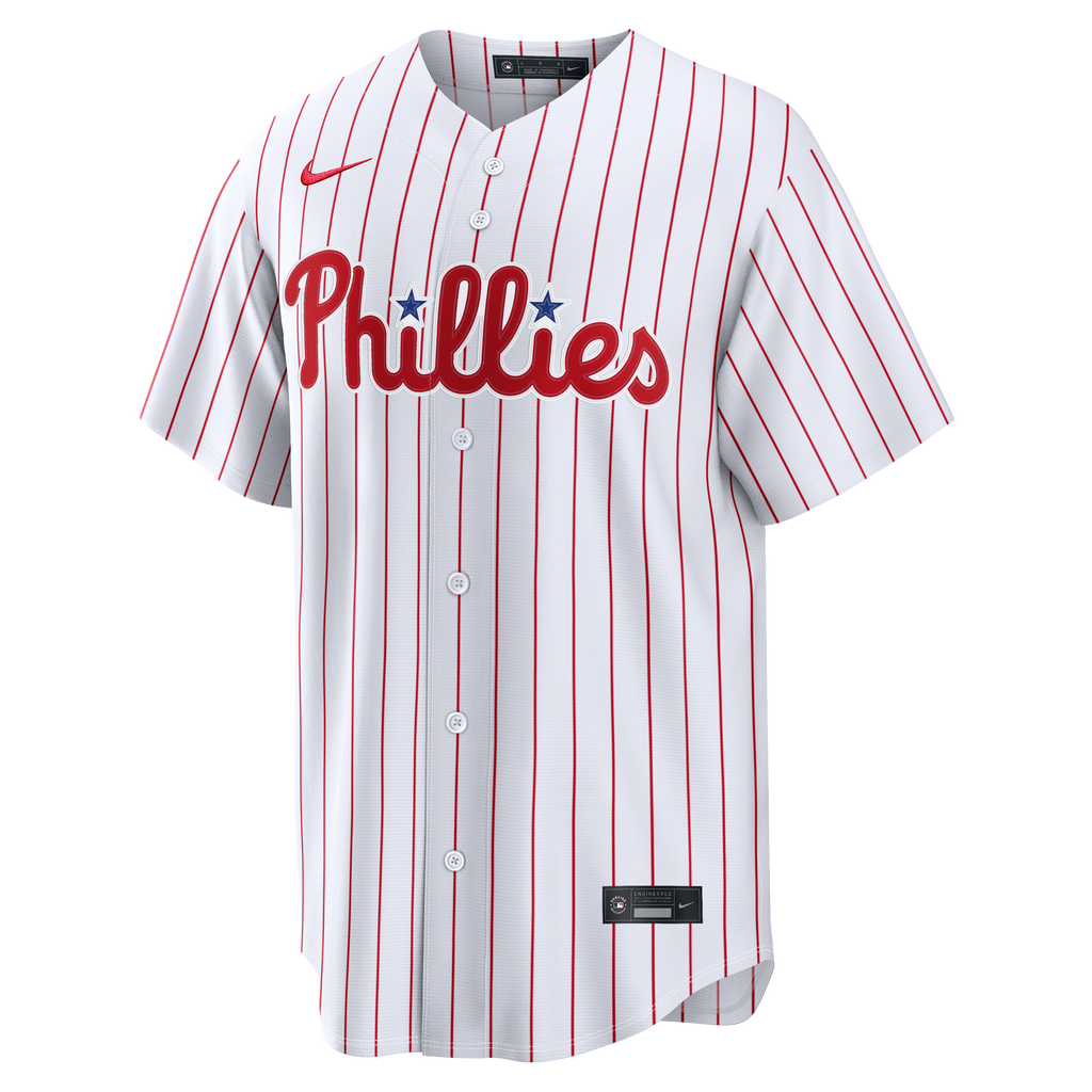 Men's Philadelphia Phillies Bryce Harper Nike White Home Replica Jersey - 3