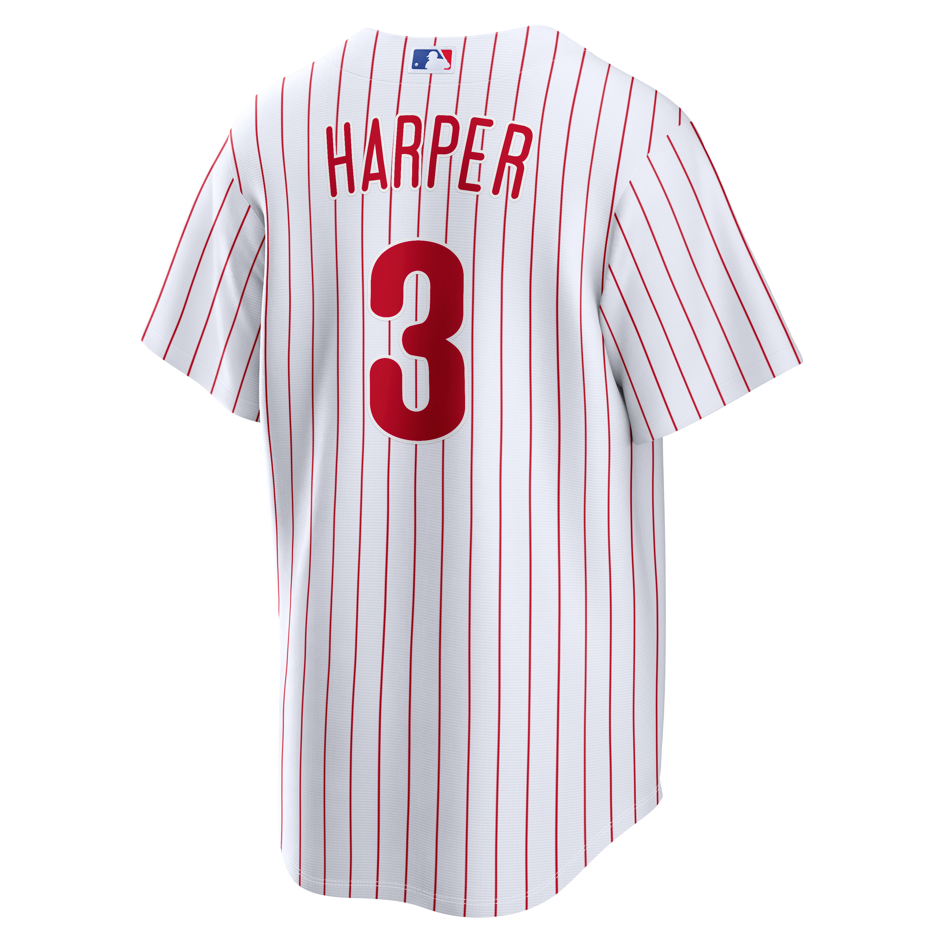 Men's Philadelphia Phillies Bryce Harper Nike White Home Replica Jersey - 4