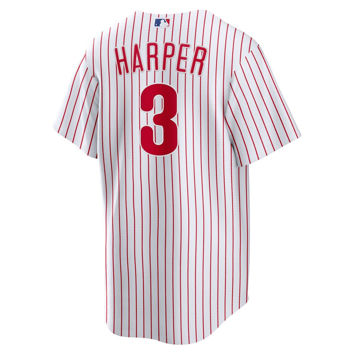 Men's Philadelphia Phillies Bryce Harper Nike White Home Replica Player Name Jersey - 4