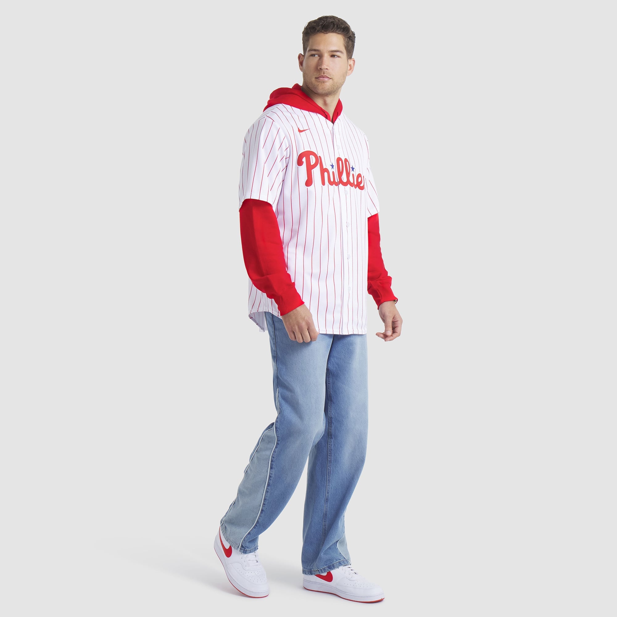 Men's Philadelphia Phillies Bryce Harper Nike White Home Replica Player Name Jersey - 6