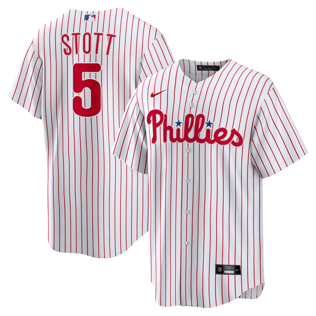 Men's Philadelphia Phillies Bryson Stott Nike White Replica Player Jersey - 2