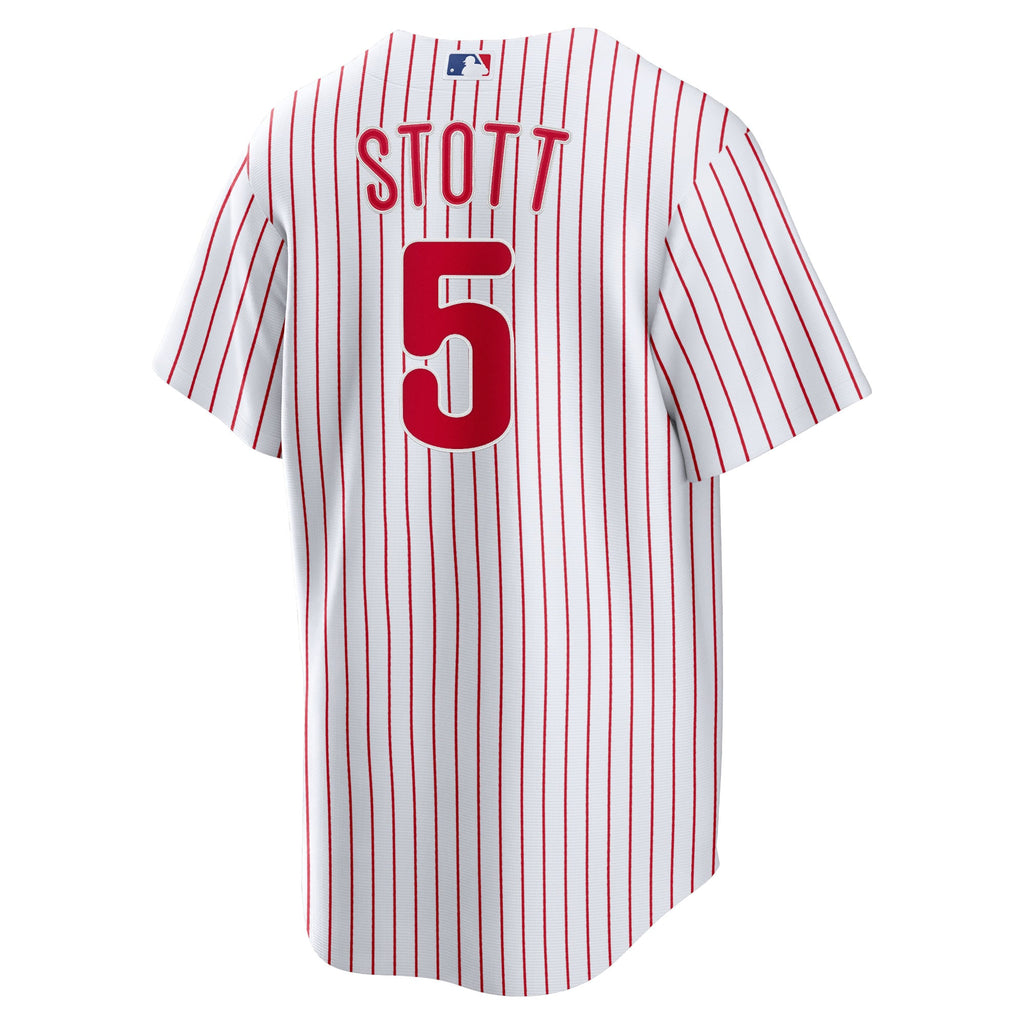 Men's Philadelphia Phillies Bryson Stott Nike White Replica Player Jersey - 4