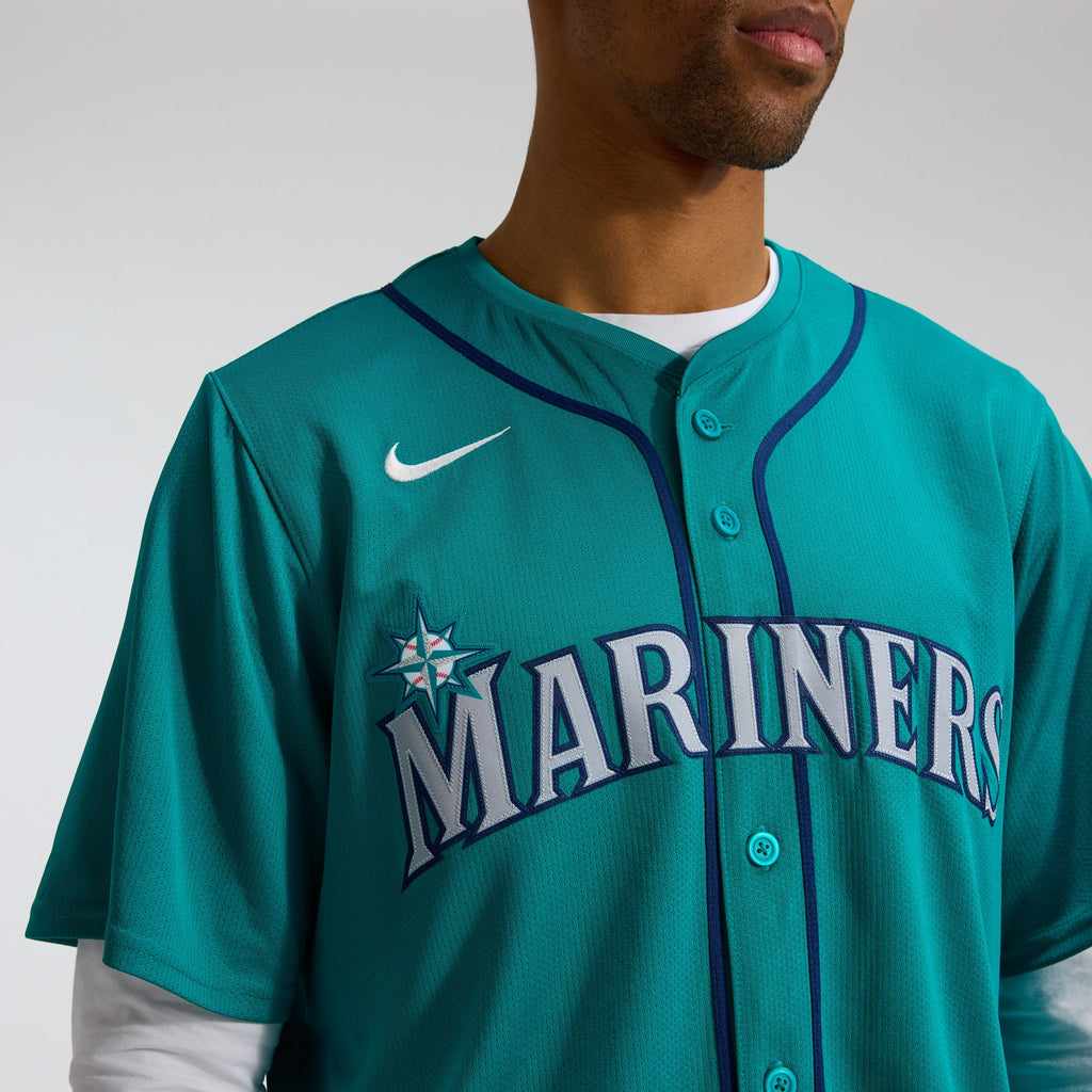 Men's Seattle Mariners Cal Raleigh Nike Teal Alternate Limited Jersey - 10