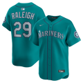 Men's Seattle Mariners Cal Raleigh Nike Teal Alternate Limited Jersey