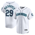 Men's Seattle Mariners Cal Raleigh Nike White Home Limited Player Jersey