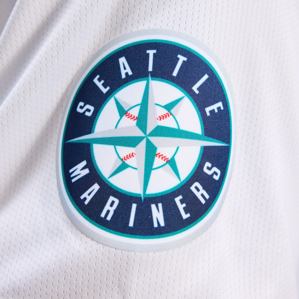 Men's Seattle Mariners Cal Raleigh Nike White Home Limited Player Jersey - 13