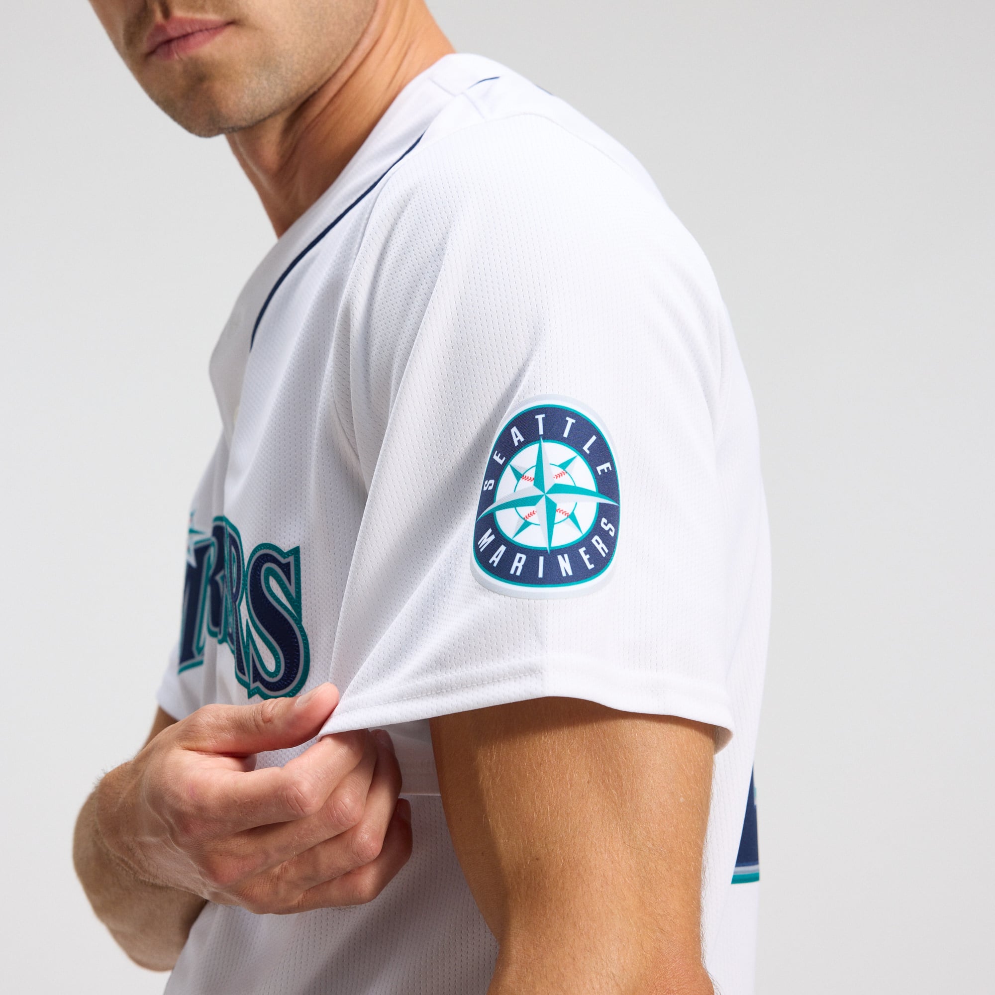 Men's Seattle Mariners Cal Raleigh Nike White Home Limited Player Jersey - 9